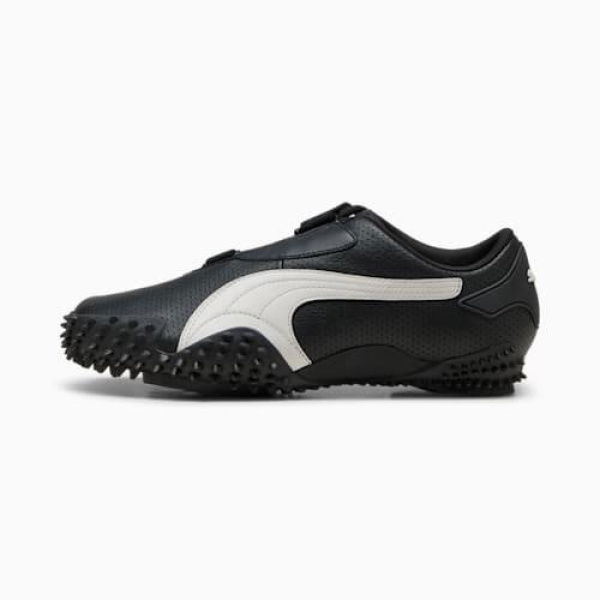 Mostro Perforated Unisex Sneakers in Black/White, Size 4, Textile by PUMA Shoes