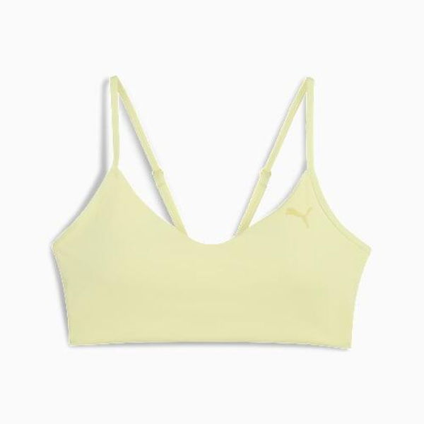 MOVE Bra in Gold Moon, Size XS, Polyester/Elastane by PUMA