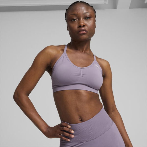 MOVE SHAPELUXE Seamless Women's Bra in Pale Plum, Size Medium, Nylon/Elastane by PUMA