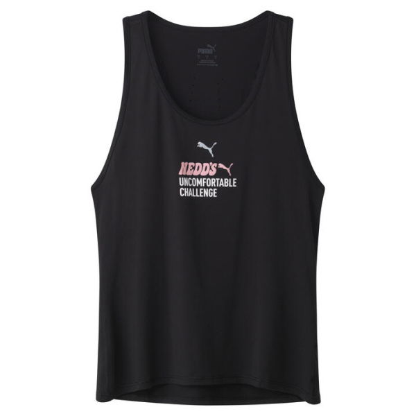 Nedd's Uncomfortable Challenge Women's Running Tank Top in Black/Nuc, Size XL by PUMA