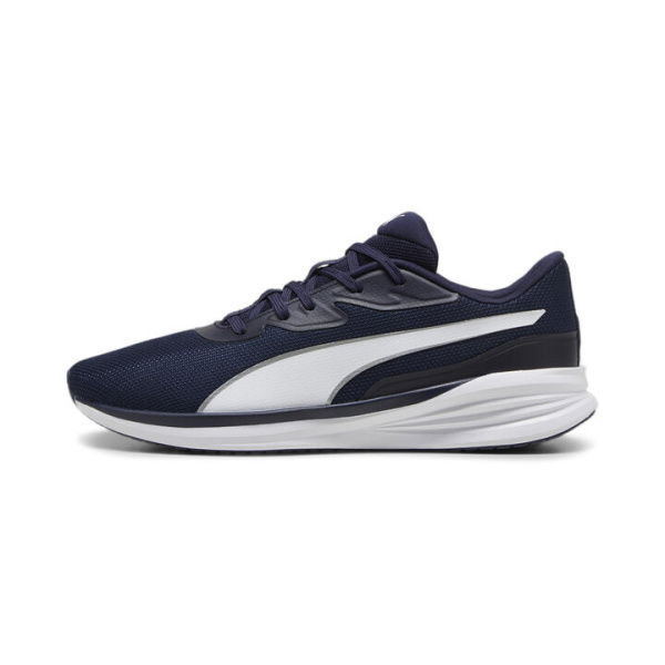 Night Runner V3 Unisex Running Shoes in Navy/White, Size 10, Synthetic by PUMA Shoes