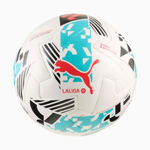 Orbita LaLiga 1 Football (FIFAÂ® Quality Pro) in White/Multicolor, Size 5 by PUMA