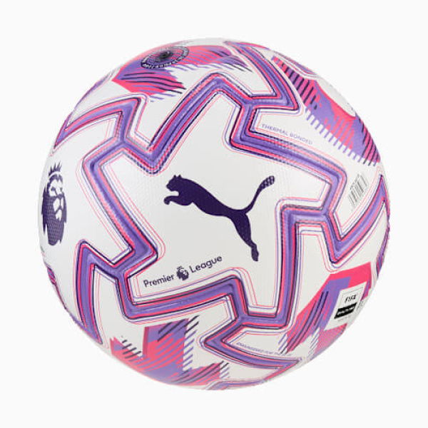 Orbita Ultimate Premier League Brilliance Football (FIFAÂ® Quality Pro) in White/Multicolor, Size 5 by PUMA