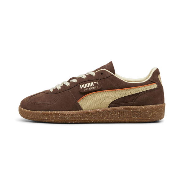 Palermo Cannoli Unisex Sneakers in Espresso Brown/Creamy Vanilla/Gum, Size 10, Rubber by PUMA Shoes