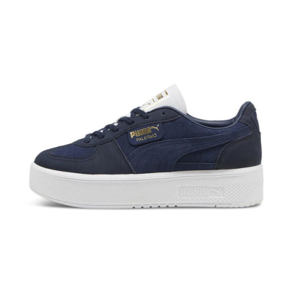 Palermo Elevata Mono Women's Sneakers in Club Navy/White, Size 6, Synthetic by PUMA Shoes