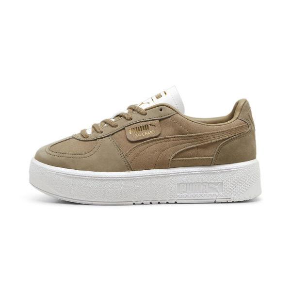 Palermo Elevata Mono Women's Sneakers in Oak Branch/White, Size 5.5, Synthetic by PUMA Shoes