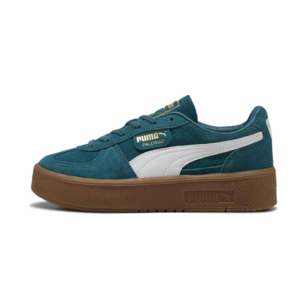 Palermo Elevata Women's Sneakers in Cold Green/Gum, Size 5.5, Synthetic by PUMA Shoes