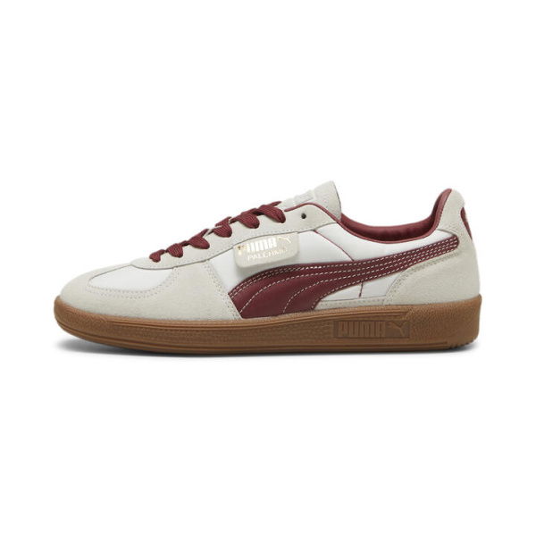 Palermo OG Unisex Sneakers in Warm White/Intense Red, Size 4, Reconstituted Leather by PUMA