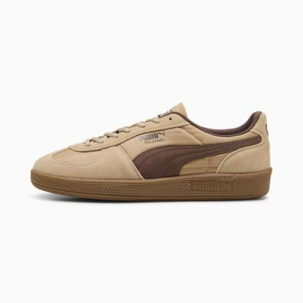 Palermo Pop Unisex Sneakers in Toasted Almond/Flat Bronze, Size 11 by PUMA