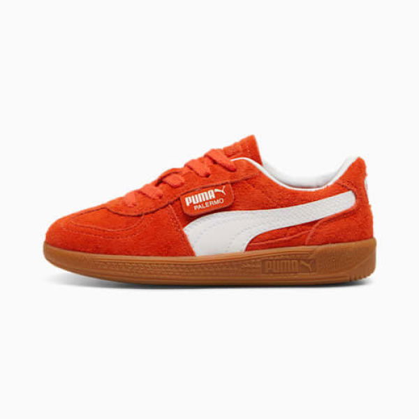 Palermo Sneakers Kids in Redmazing/White, Size 12, Synthetic by PUMA