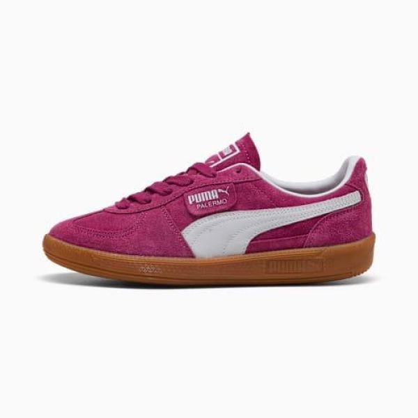 Palermo Sneakers Unisex in Berry/Silver Mist, Size 4.5, Textile by PUMA Shoes