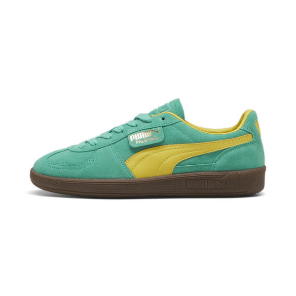 Palermo Unisex Sneakers in Jade Frost/Fresh Pear/Gum, Size 10, Synthetic by PUMA Shoes