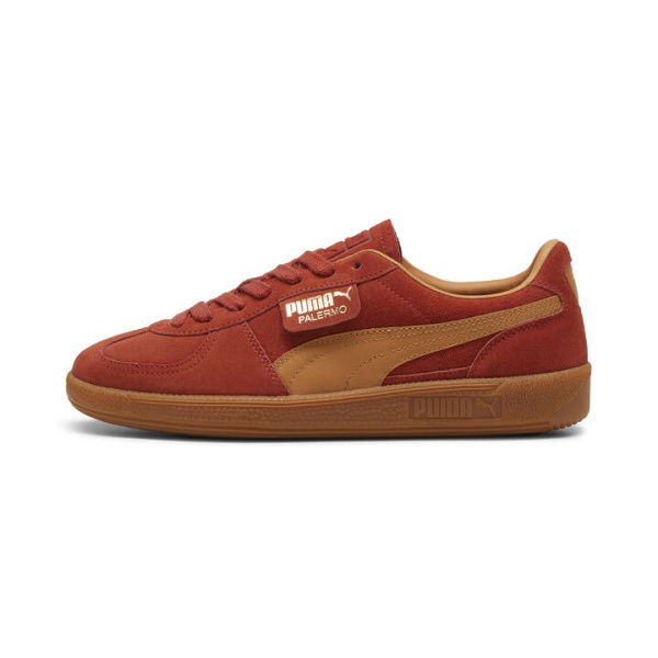 Palermo Unisex Sneakers in Mars Red/Caramel Latte/Gum, Size 4.5, Synthetic by PUMA Shoes