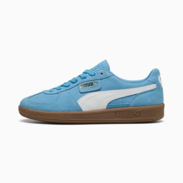 Palermo Unisex Sneakers in Team Light Blue/White, Size 5.5, Synthetic by PUMA Shoes