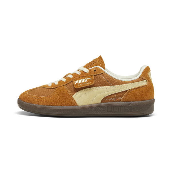 Palermo Vintage Unisex Sneakers in Caramel Latte/Creamy Vanilla/Gum, Size 6, Textile by PUMA Shoes