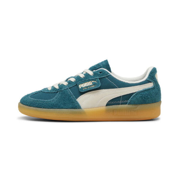 Palermo Vintage Unisex Sneakers in Cold Green/Frosted Ivory, Size 5, Textile by PUMA Shoes