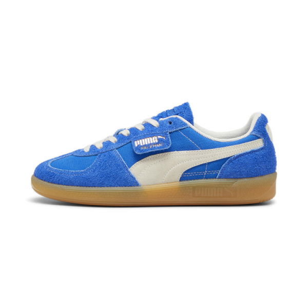 Palermo Vintage Unisex Sneakers in Hyperlink Blue/Frosted Ivory, Size 11, Textile by PUMA Shoes