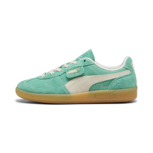 Palermo Vintage Unisex Sneakers in Jade Frost/Frosted Ivory/Gum, Size 10, Textile by PUMA Shoes