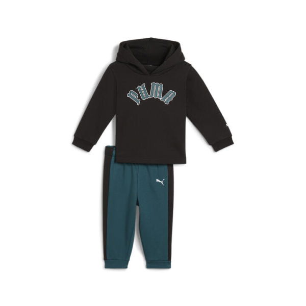 PLAY LOUD MINICATS Jogger Set Toddler in Black, Size 12M, Cotton by PUMA