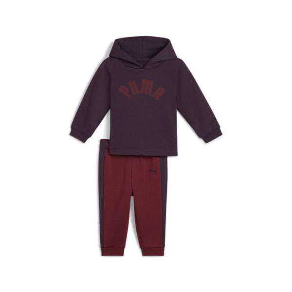 PLAY LOUD MINICATS Jogger Set Toddler in Midnight Plum, Size 6/9M, Cotton by PUMA