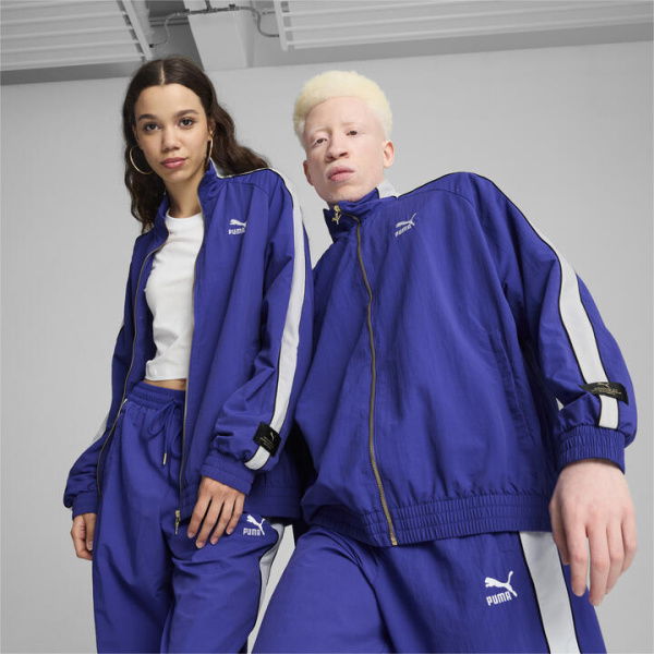 PLAY LOUD T7 Track Jacket Unisex in Lapis Lazuli, Size Medium, Polyester by PUMA