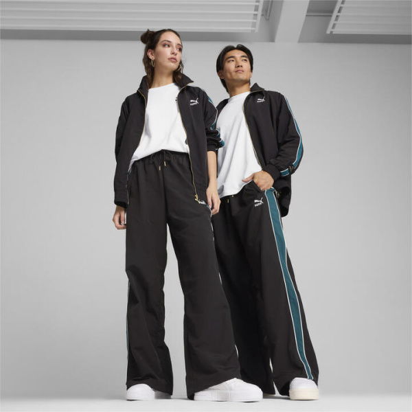 PLAY LOUD T7 Track Pants Unisex in Black, Size Small, Polyester by PUMA