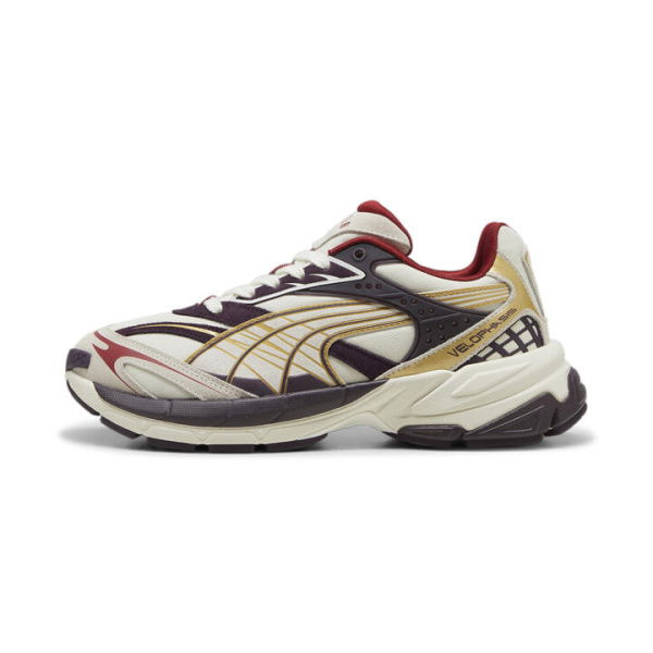 PLAY LOUD Velophasis Sneakers Unisex in Warm White/Midnight Plum, Size 10, Synthetic by PUMA