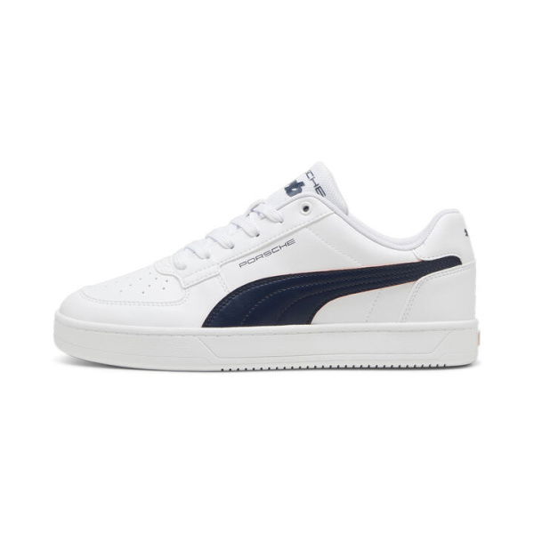 Porsche Legacy Caven 2.0 Turbo Unisex Sneakers in White/Club Navy, Size 10.5 by PUMA Shoes