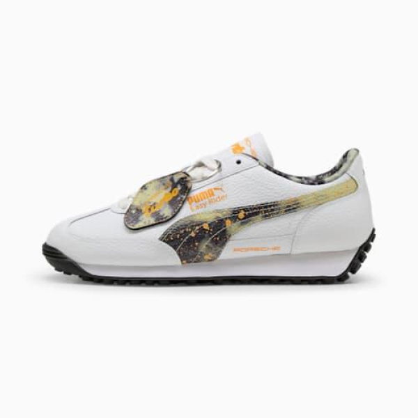 Porsche Legacy Easy Rider Color Splash Unisex Sneakers in White, Size 4.5, Synthetic by PUMA