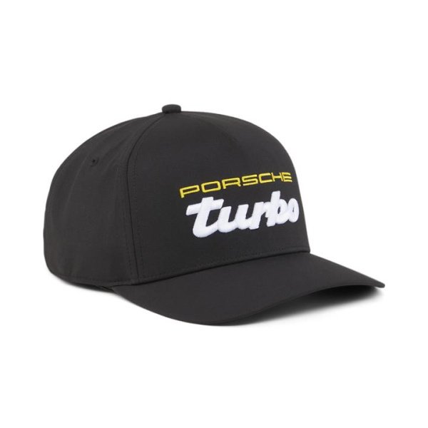 Porsche Legacy Low Curve Cap in Black, Polyester by PUMA
