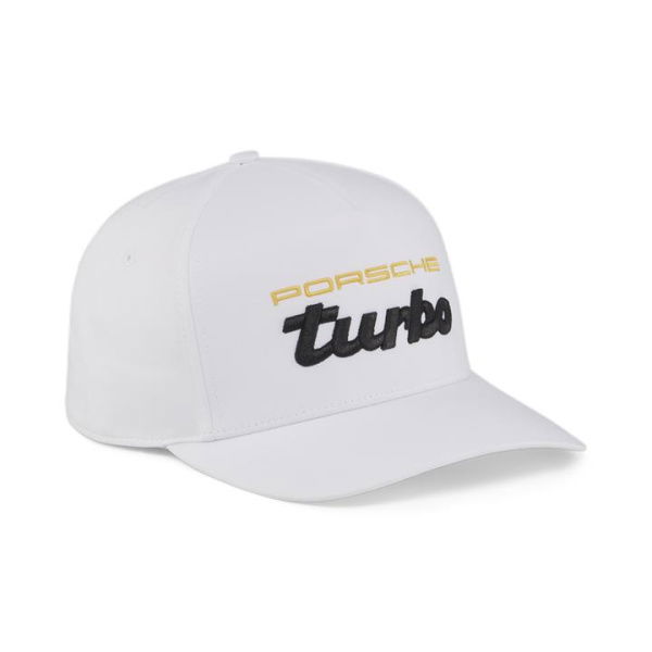 Porsche Legacy Low Curve Cap in White, Polyester by PUMA