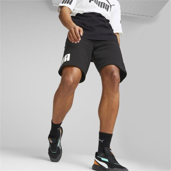 POWER Men's Shorts in Black, Size 3XL, Cotton/Polyester by PUMA