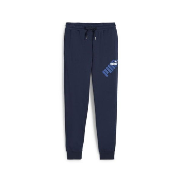 POWER Men's Track Pants in Club Navy, Size Medium, Cotton/Polyester by PUMA