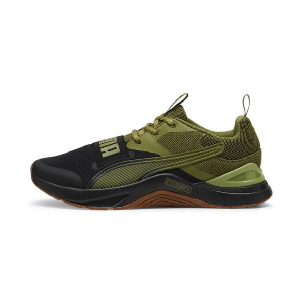 Prospect Neo Force Unisex Training Shoes in Black/Olive Green/Teak, Size 14 by PUMA Shoes