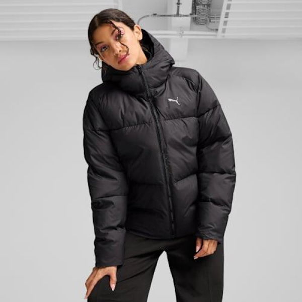 Puffer Jacket Women in Black, Size XS, Polyester by PUMA