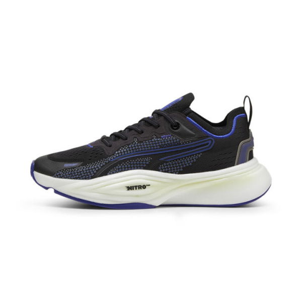 PWR NITROâ„¢ SQD 2 Unisex Training Shoes in Black/Lapis Lazuli/White, Size 10.5, Synthetic by PUMA Shoes