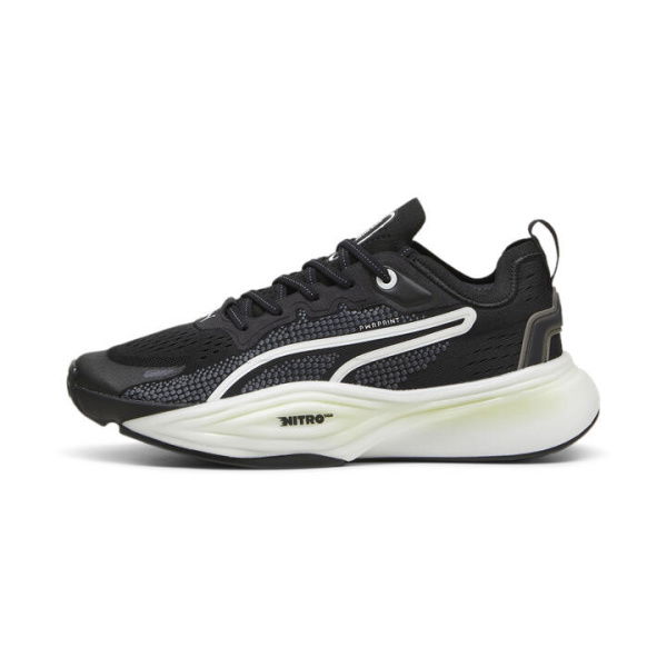 PWR NITROâ„¢ SQD 2 Unisex Training Shoes in Black/White, Size 10.5, Synthetic by PUMA Shoes