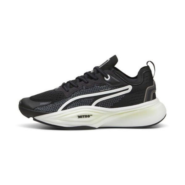 PWR NITROâ„¢ SQD 2 Unisex Training Shoes in Black/White, Size 8.5, Synthetic by PUMA Shoes