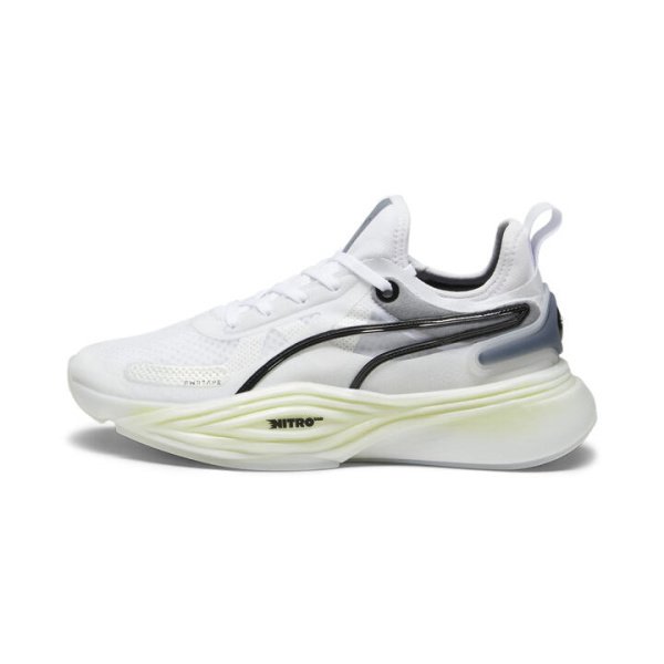 PWR NITRO SQD Men's Training Shoes in White/Black, Size 8, Synthetic by PUMA Shoes