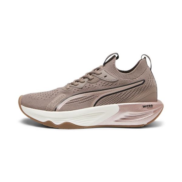 PWR XX NITRO Luxe Women's Training Shoes in Dark Clove/Black/Rose Gold, Size 10, Synthetic by PUMA Shoes