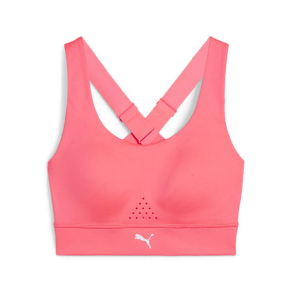 PWRbreathe RUN Women's Bra in Sunset Glow, Size Small, Polyester/Elastane by PUMA