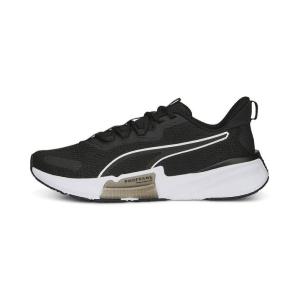 PWRFrame TR 2 Men's Training Shoes in Black/White/Silver, Size 8, Synthetic by PUMA Shoes