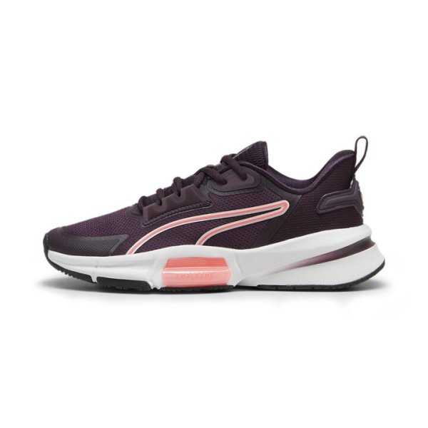PWRFrame TR 3 Women's Training Shoes in Midnight Plum/Vapor Gray/Sunset Glow, Size 9.5, Synthetic by PUMA Shoes