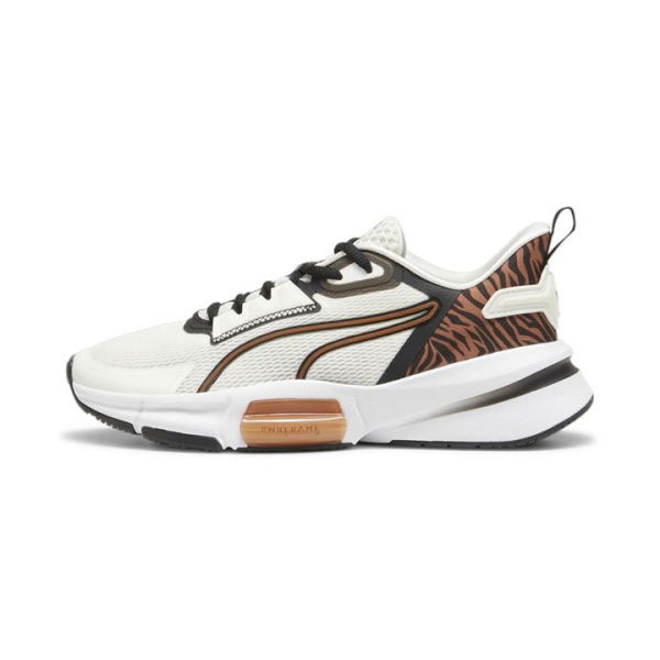 PWRFrame TR 3 Women's Training Shoes in Warm White/Black/Teak, Size 7.5, Synthetic by PUMA Shoes