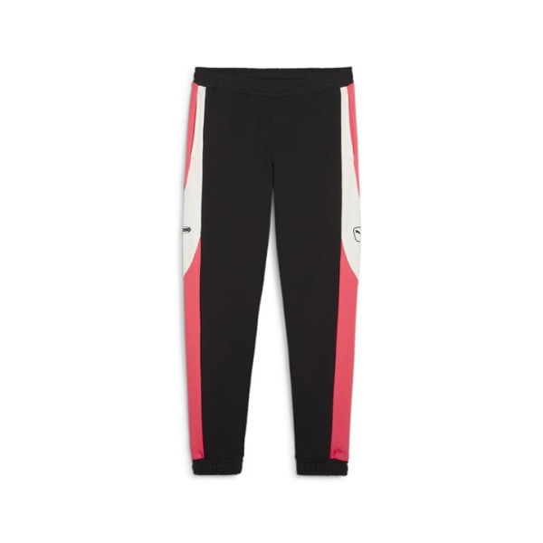 Queen Women's Football Sweatpants in Electric Blush/Warm White/Black, Size XS, Cotton/Polyester by PUMA