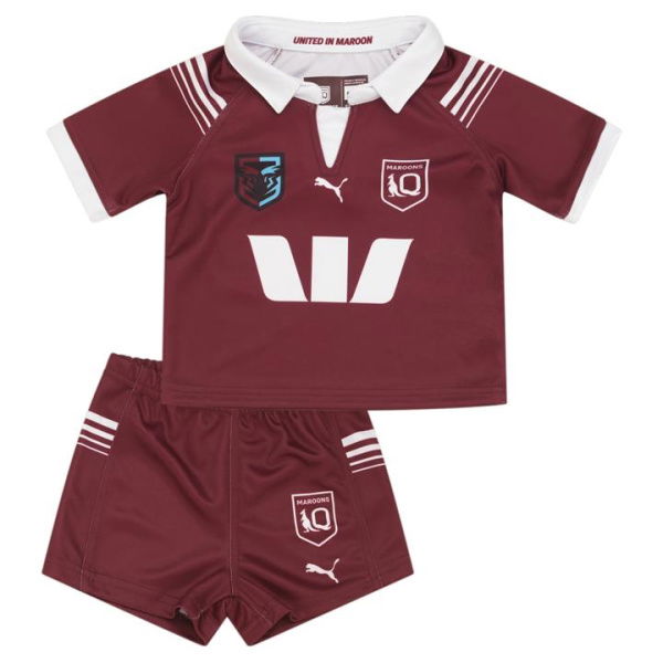 Queensland Maroons 2024 Replica Jersey and Short Set - Infants 0