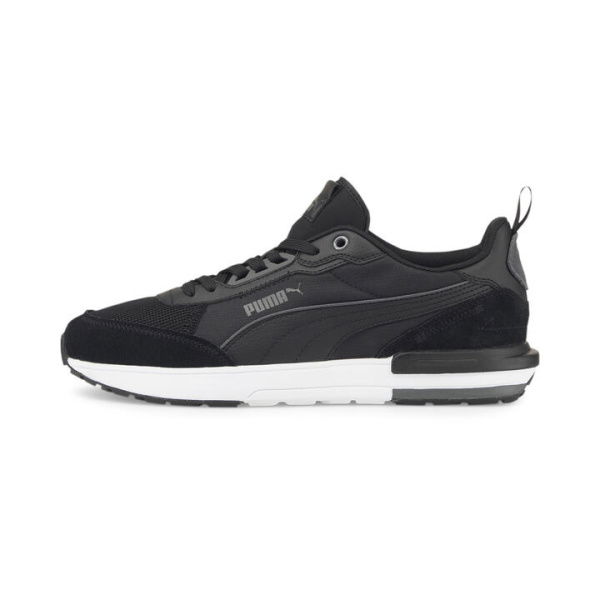 R22 Unisex Sneakers in Black/Dark Shadow, Size 14, Synthetic by PUMA