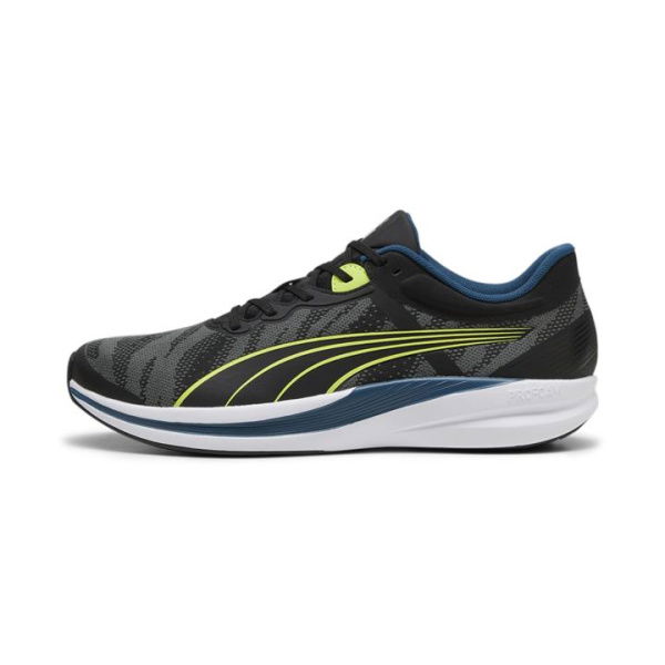 Redeem ProFoam Engineered Unisex Running Shoes in Black/Silver/Lime Pow, Size 10.5 by PUMA Shoes