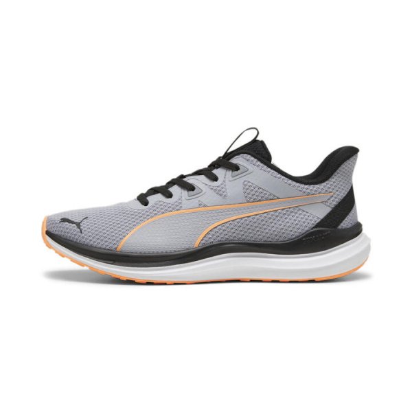 Reflect Lite Unisex Running Shoes in Gray Fog/Black/Neon Citrus, Size 11, Synthetic by PUMA Shoes