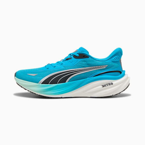 Result NITROâ„¢ Men's Running Shoes in Speed Blue/Black, Size 7, Synthetic by PUMA Shoes